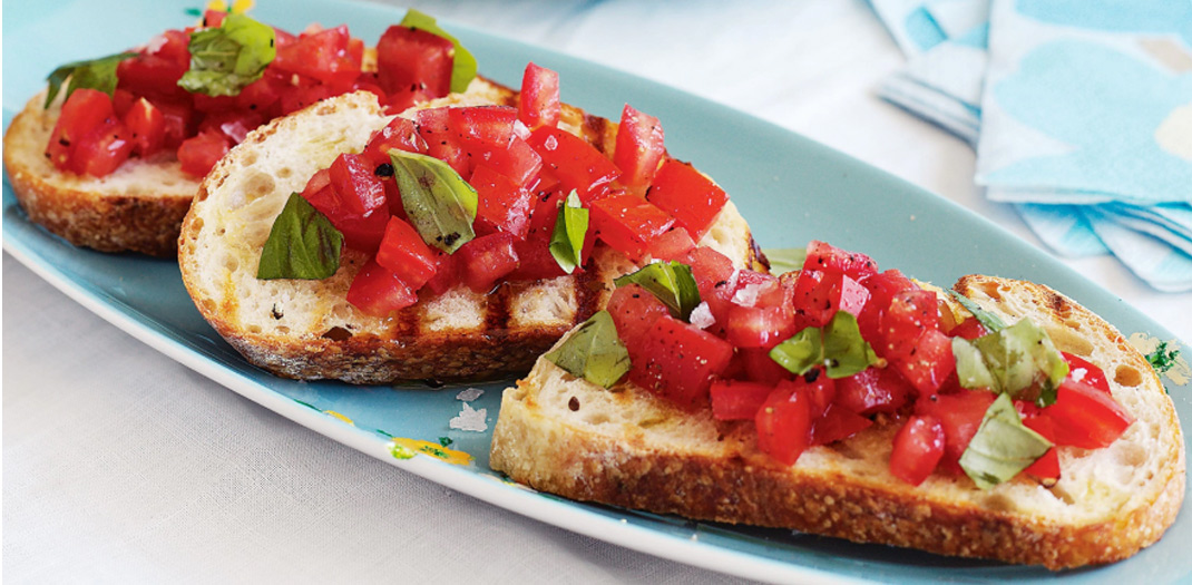 Tomato Basil Bruschetta