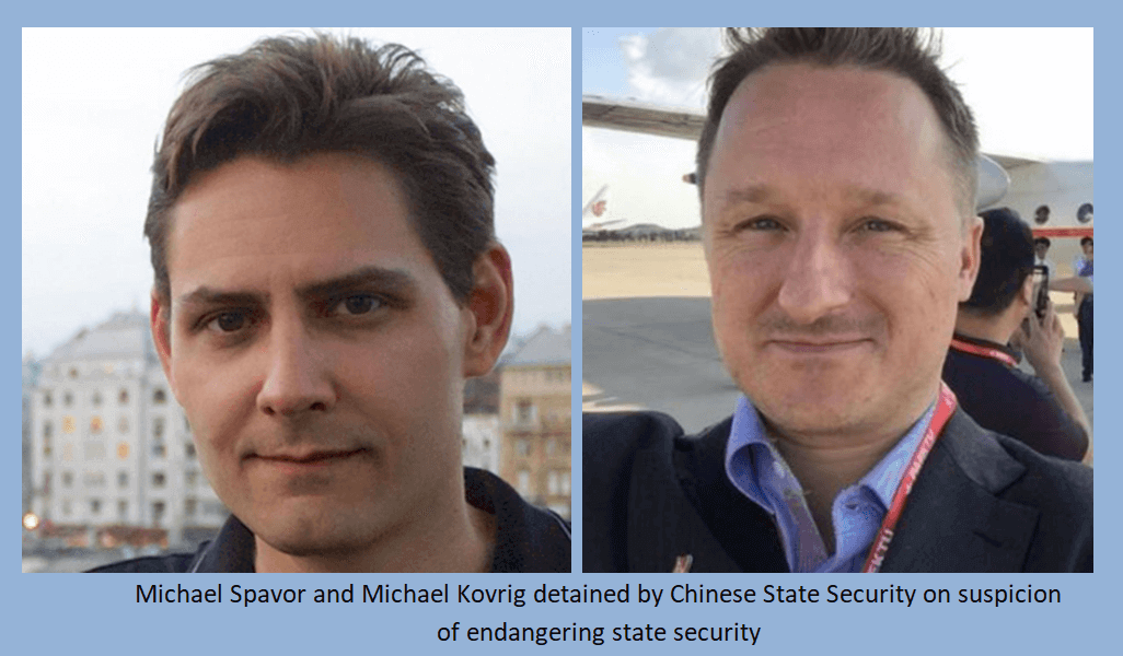 Michael Spavor and Michael Kovrig