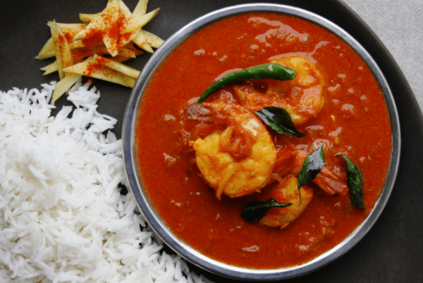 Konkani Fish with Rice