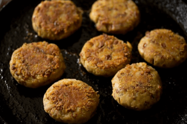 Fry Shami kebabs