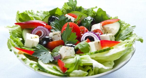 Greek salad ready
