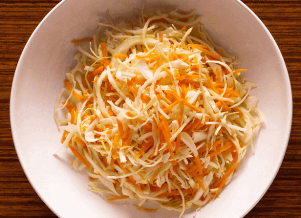 Put Grated veggies in bowl