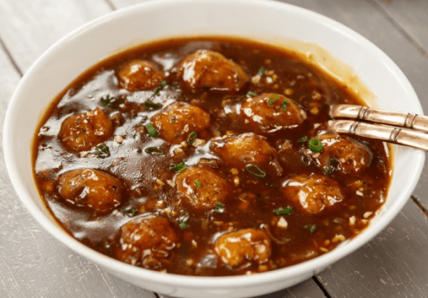 Veg Manchurian ready Veg Manchurian ready