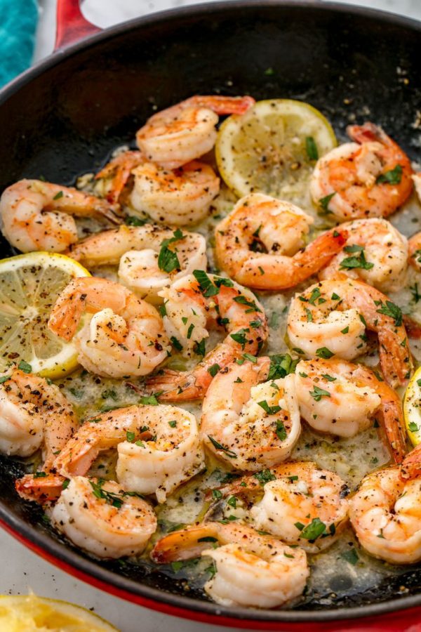 Pan Seared Prawns