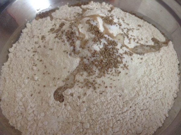 flour+ajwain+oil - 1