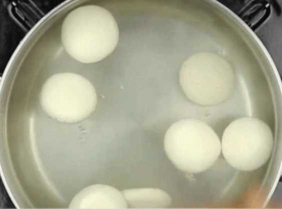 Cooking Chenna balls - 7