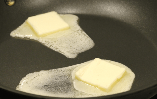 1. Heat Butter in pan