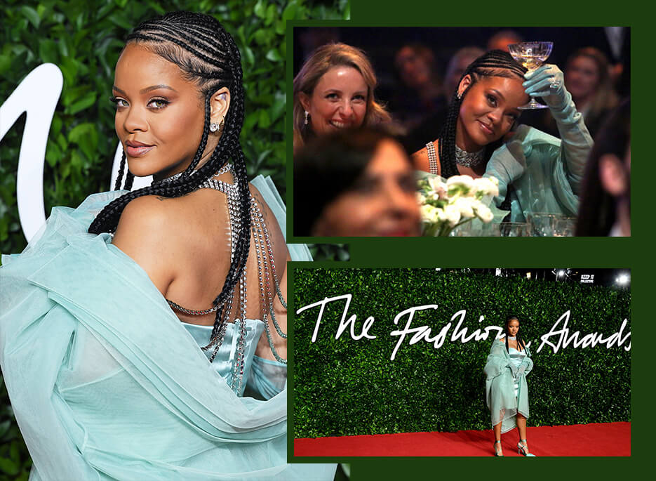 Rihanna at Fashion award 2019
