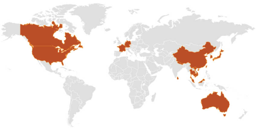 Coronavirus Around the world