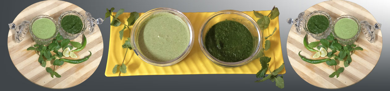 Mint Coriander Chutneys Banner