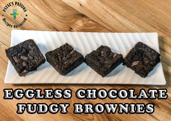 Eggless Fudgy Chocolate Brownie Alt Image