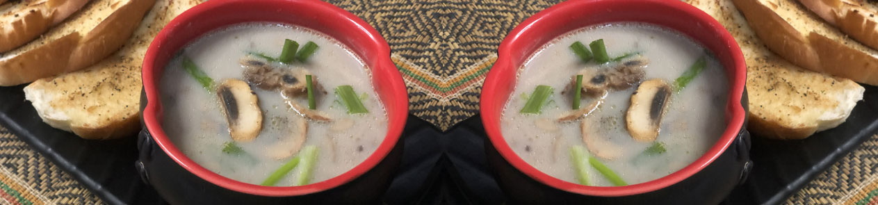 Healthy Mushroom Soup Banner